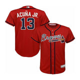 Atlanta Braves - MLB Ronald Acuña Jr. Youth Jersey Red