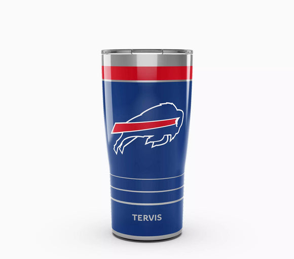 Buffalo Bills 20 oz Tervis Traveler - Stainless Steel Tumbler with Slider Lid