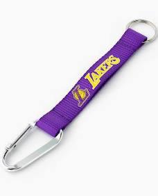 LAKERS (PURPLE) CARABINER LANYARD KEYCHAIN