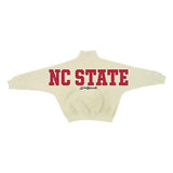 NC State Wolfpack Women's Mocktail Ivory Cream Oversized Fleece