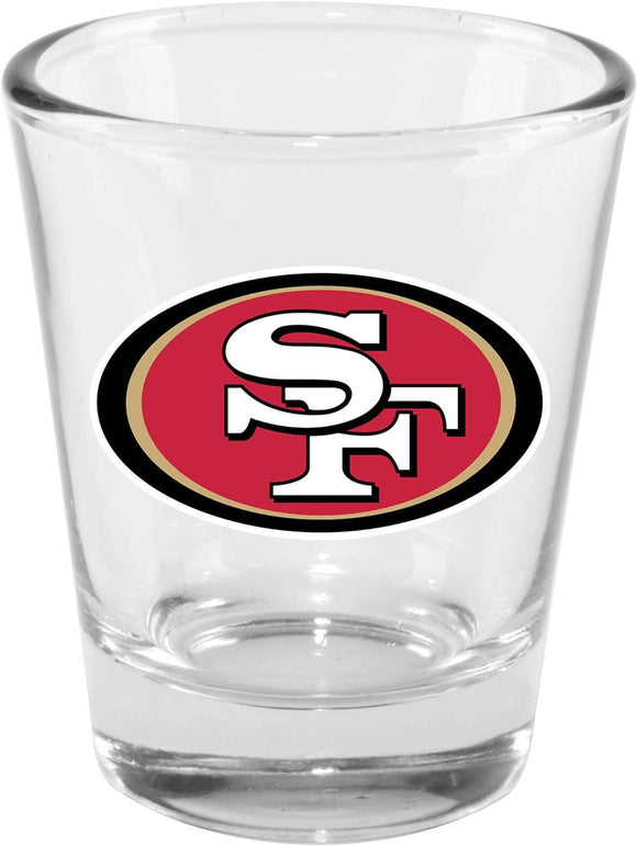 San Francisco 49ers 2 oz shot glass