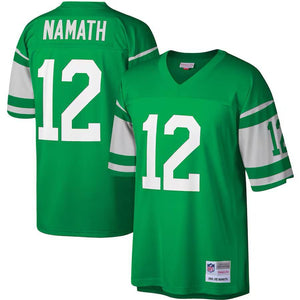 Men's Joe Namath New York Jets Mitchell & Ness Legacy Replica Jersey - Kelly Green