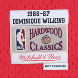 Atlanta Hawks Dominique Wilkins Mitchell & Ness Red 1986-87 Hardwood Classics Swingman Jersey