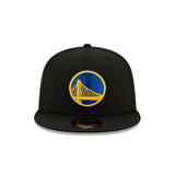 Golden State Warriors New Era Official Team Color 9FIFTY Snapback Hat - Black