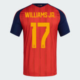SPAIN 26 HOME WILLIAMS JR JERSEY