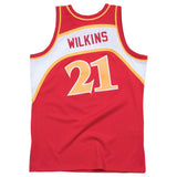 Atlanta Hawks Dominique Wilkins Mitchell & Ness Red 1986-87 Hardwood Classics Swingman Jersey