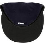 Men's New York Yankees New Era Navy Wool Grey Underbrim Collection 59FIFTY Fitted Hat