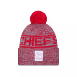 New Era Kansas City Chiefs 2025 Sideline Alternate Pom Beanie