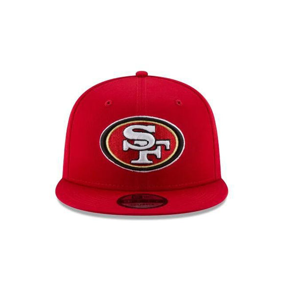 New Era San Francisco 49ers Basic Logo Snapback-Red