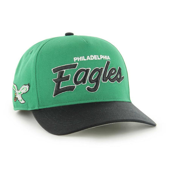 Philadelphia Eagles '47 Crosstown Two-Tone Hitch Adjustable Hat - Kelly Green/Black