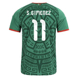Men's Replica adidas S. Gimenez Mexico Home Jersey 2026
