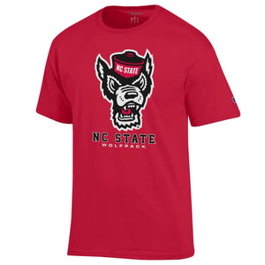 Champion NC State University Wolf Logo Red T-shirt