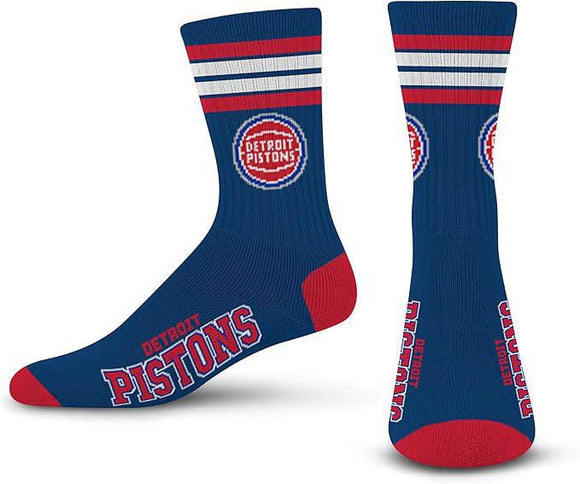 DETROIT PISTONS- 4 STRIPE DEUCE SOCKS