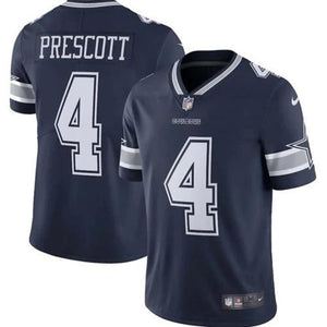 Men's Dallas Cowboys Dak Prescott Nike Navy Vapor F.U.S.E. Limited Jersey