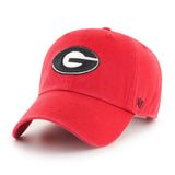 '47 Brand Georgia Bulldogs Logo Clean Up Hat Red