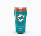 Miami Dolphins 20 oz Tervis Traveler - Stainless Steel Tumbler with Slider Lid