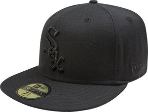 Chicago White Sox 59FIFTY Fitted- All Black with Grey Undervisor