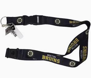 BOSTON BRUINS  (BLACK)  TEAM  LANYARD