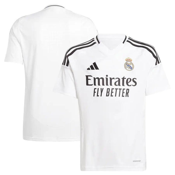 Real Madrid adidas Youth 2024/25 Home Replica Jersey - White