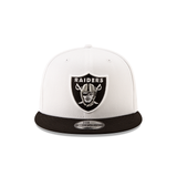 New Era Las Vegas Raiders White 2T Basic 9FIFTY Mens Snapback Hat