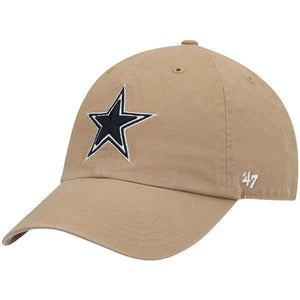 '47 Brand Dallas Cowboys Clean Up Hat Khaki