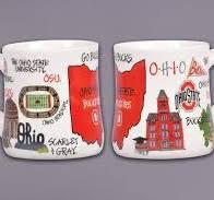 Magnolia Lane Ohio State Buckeyes All Over Print Coffee Mug