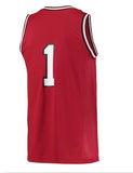 NC State Wolfpack adidas Red #1 Basketball Jersey