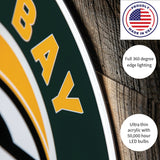 Green Bay Packers LED XL Round Wall Décor