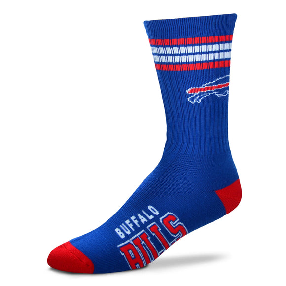 Buffalo Bills FBF 4 Stripe Deuce Socks