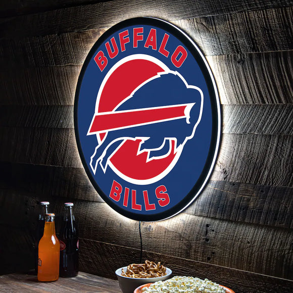 Buffalo Bills LED XL Round Wall Décor