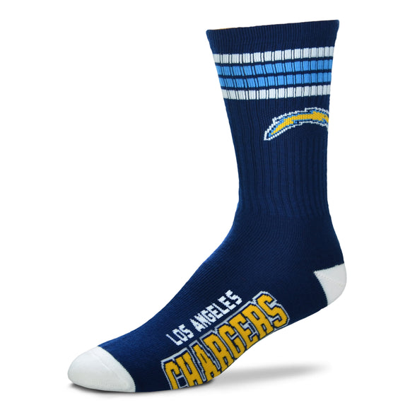 San Diego Chargers FBF 4 Stripe Deuce Socks