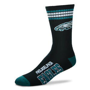 Philadelphia Eagles FBF 4 Stripe Deuce Socks