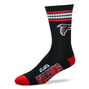 Atlanta Falcons FBF 4 Stripe Deuce Socks