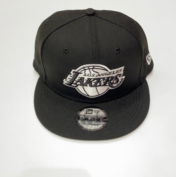 Lakers Black and White Logo SnapBack 9Fifty