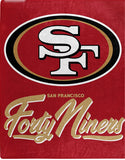 SAN FRANCISCO 49ERS Raschel Blanket