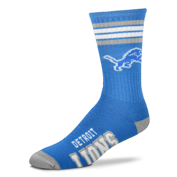 Detroit Lions FBF 4 Stripe Deuce Socks