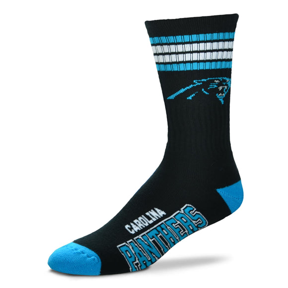 Carolina Panthers FBF 4 Stripe Deuce Socks