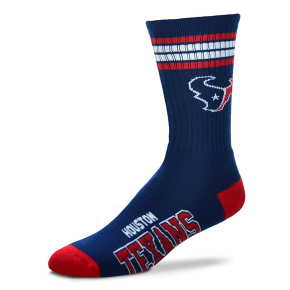 Houston Texans FBF 4 Stripe Deuce Socks